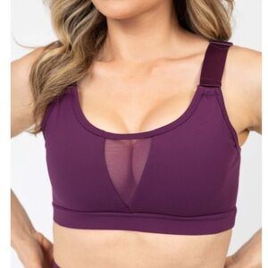 Vivid "V" Mesh Sports Bra